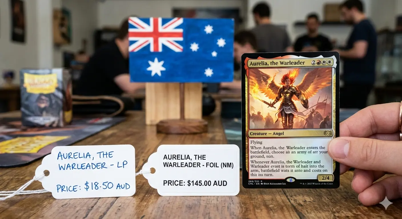 Sell MTG cards Australia for higher prices than US sellers due to less competition