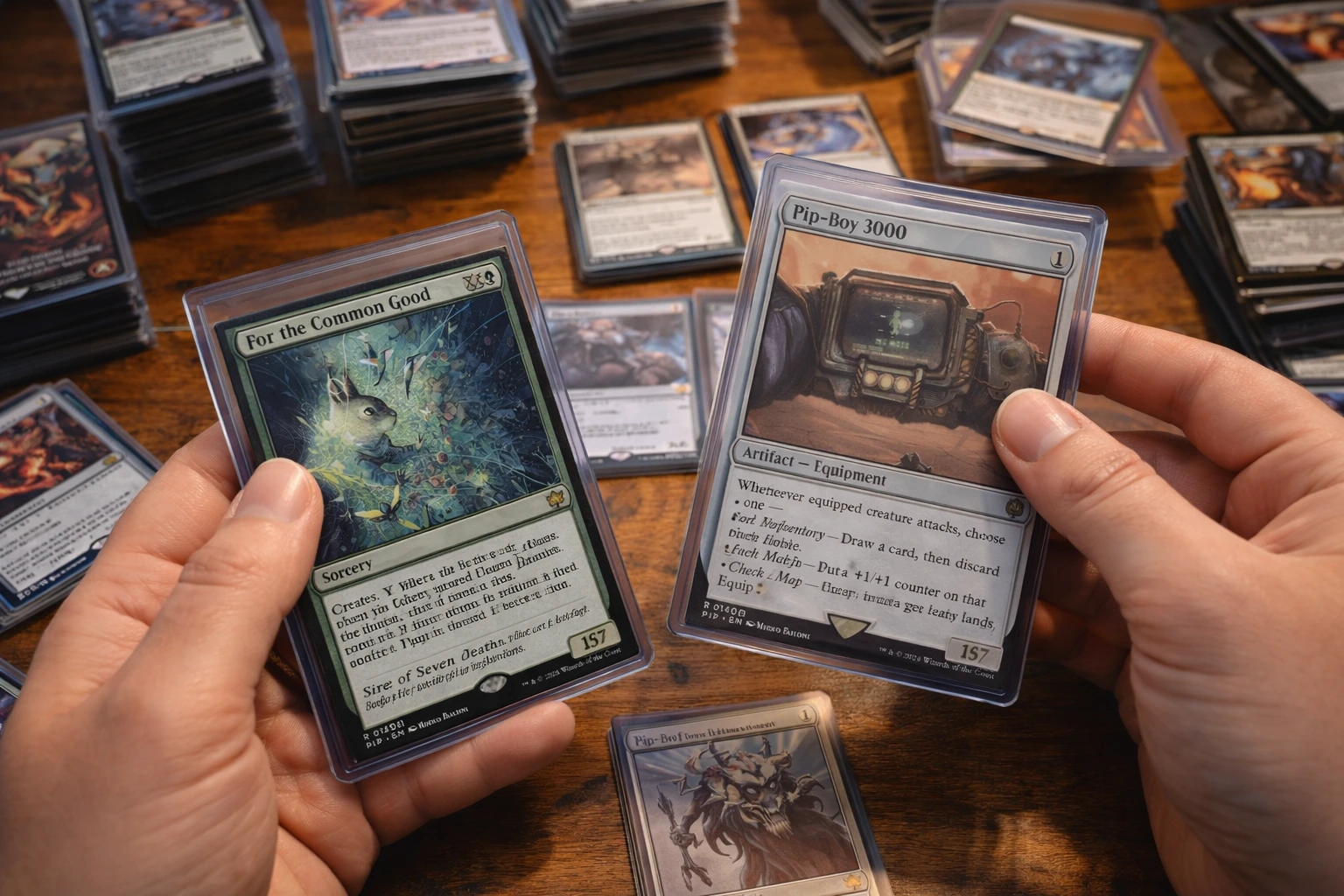 Sorting a magic card collection into value tiers before selling