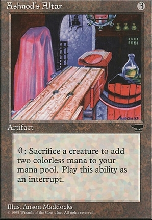 Ashnod's Altar from Chronicles, a Commander staple common worth $7 to $10