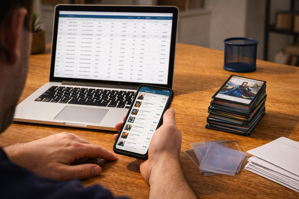 Using listing tools to sell bulk MTG cards faster on eBay with CSV files
